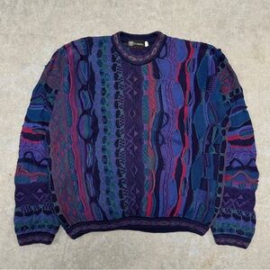 Vintage Tundra 3D Knit Sweater